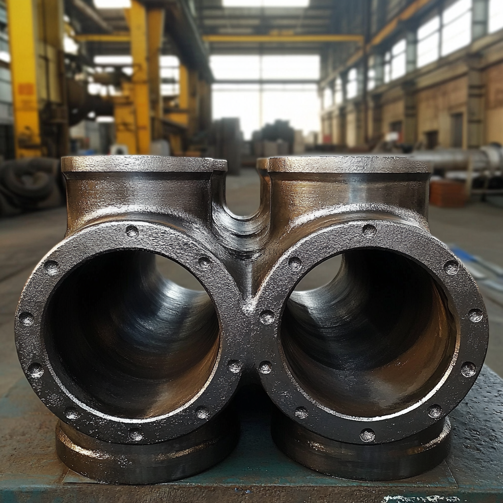 Flue Ss304 Ductile Iron ss316 Pipe Tee