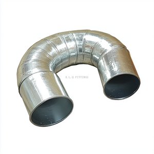 For Stove Long Radius 90 Degree Galvanized pipe elbow